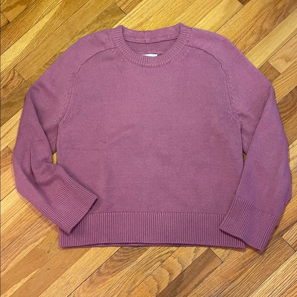 ABERCROMBIE Women's Dusty Rose Purple Crewneck Soft Sweater - Picture 1 of 4